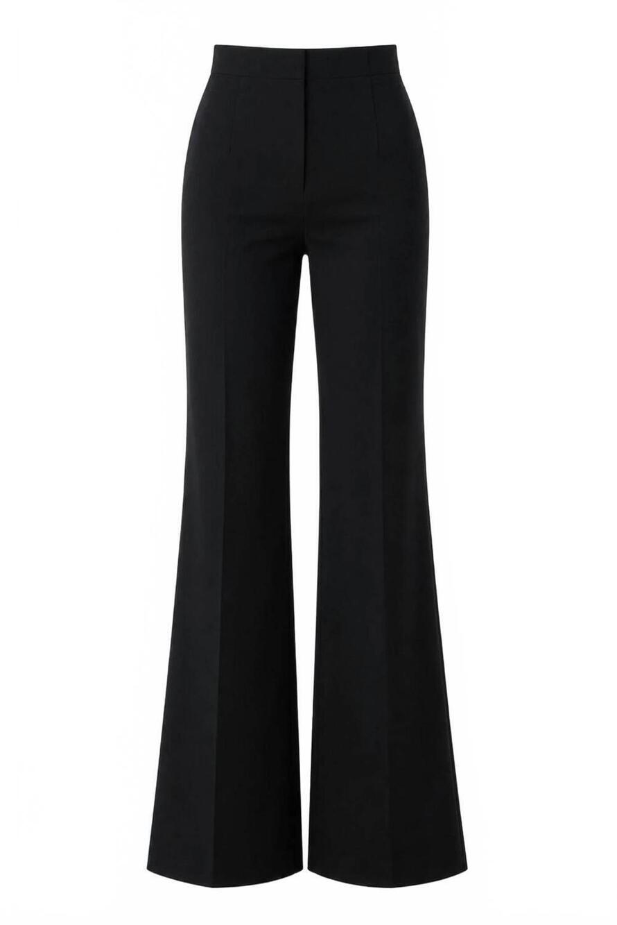 NEW AKALIA womens' serah wide leg trouser in black
